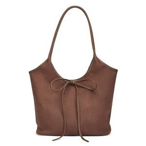 Chic Vintage French Bow Bag Satchel Roomy Capacity Hobo Satchel Strap Satchel